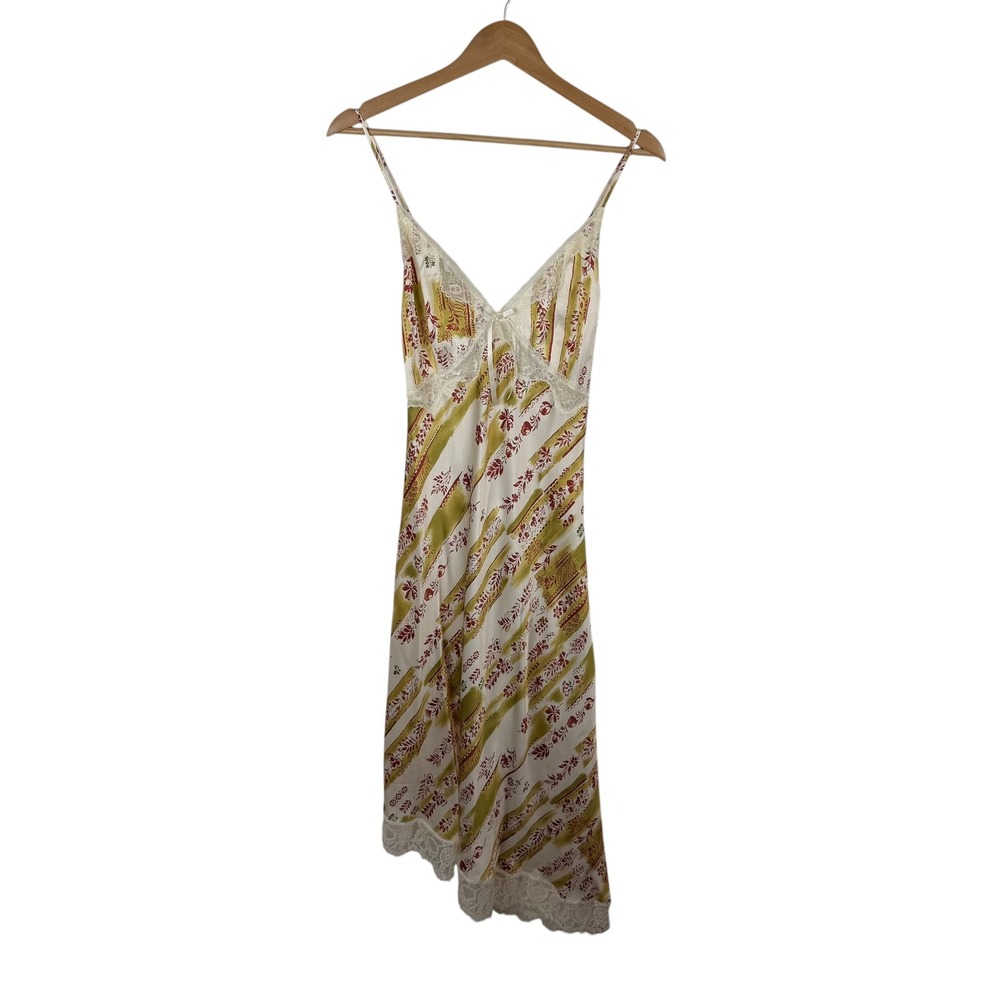 NWT Reformation Milania 100% Silk Midi Slip Dress Large Floral Coquette Ethereal - Picture 3 of 13